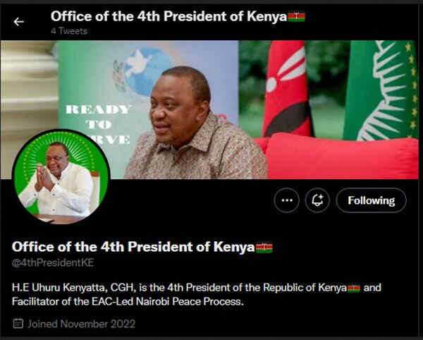 Uhuru Kenyatta arejea tena mitandaoni