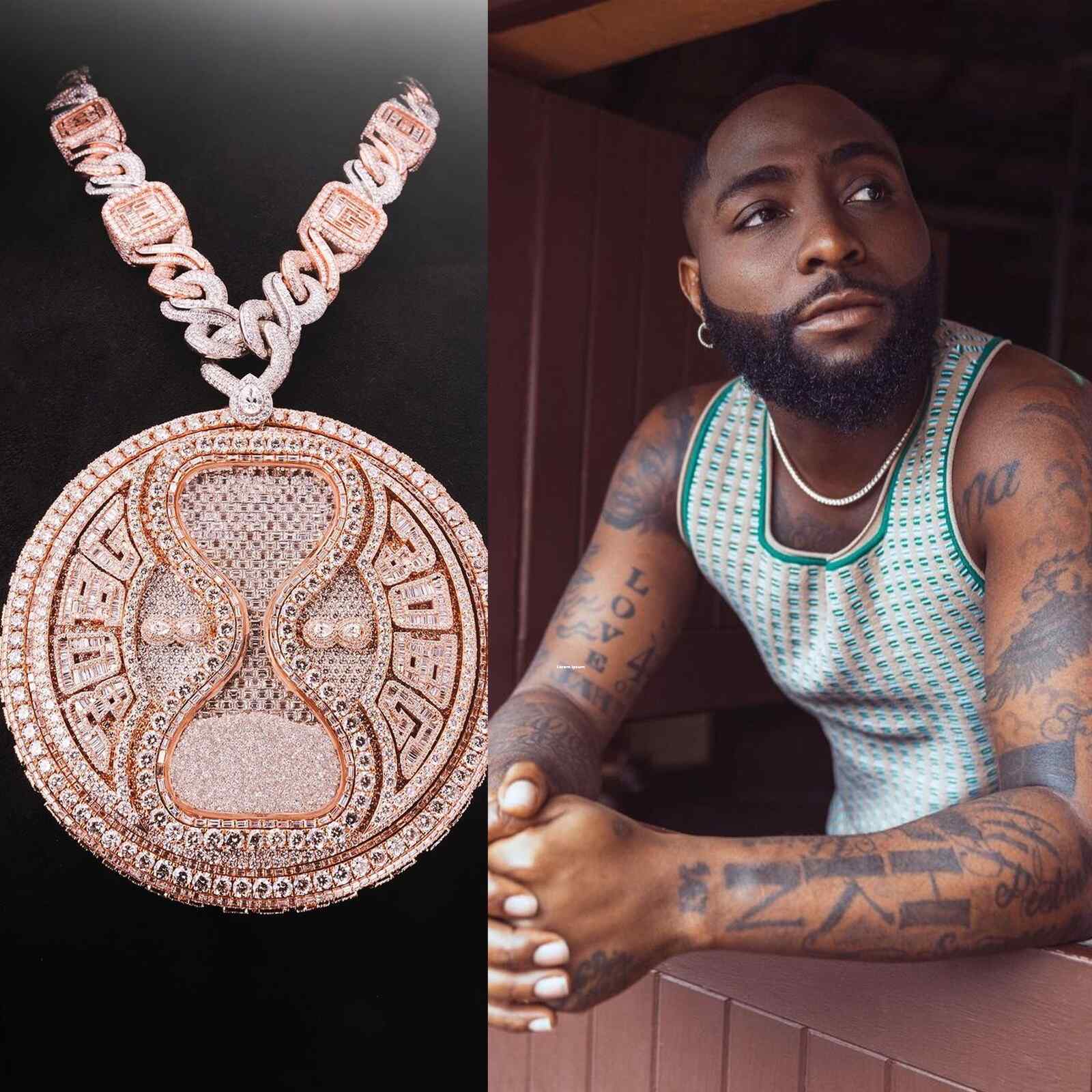 Davido atundika zaidi ya tsh 1.6 Bilioni shingoni