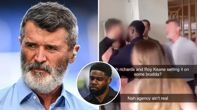 Roy Keane apigwa na shabiki wa Arsenal