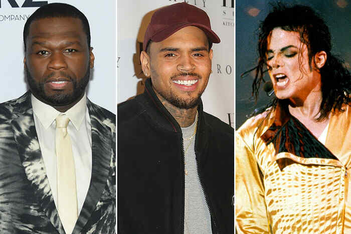 50 Cent aendelea kawaganda Michael Jackson na Chris Brown