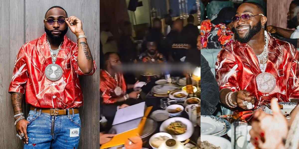 Davido anaishi kwa mashaka, Camera zamnasa akikataa chakula