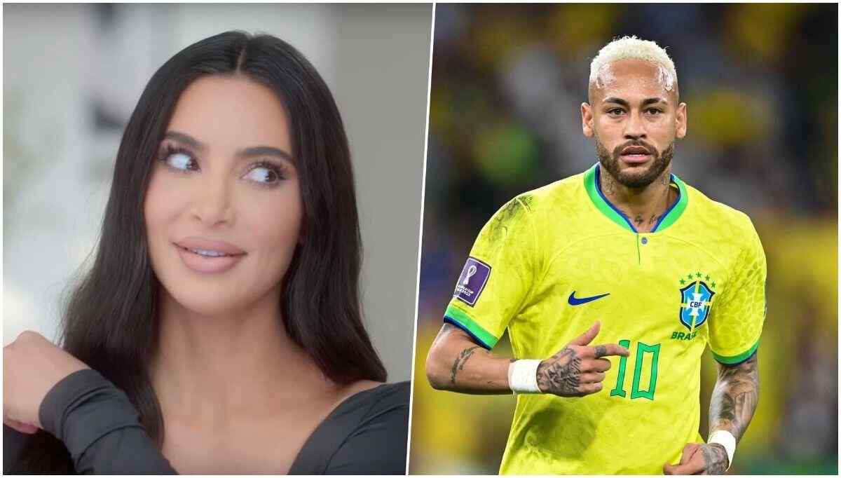 Kim Kardashian ampa shavu Neymar