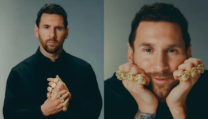 Adidas yamzawadia Messi pete za dhahabu