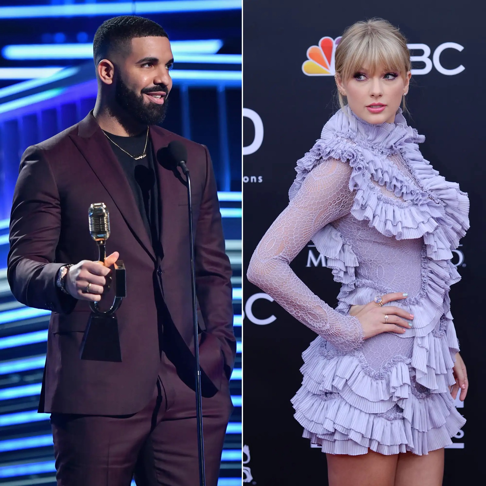 Drake & Taylor wachuana tuzo za Billboard