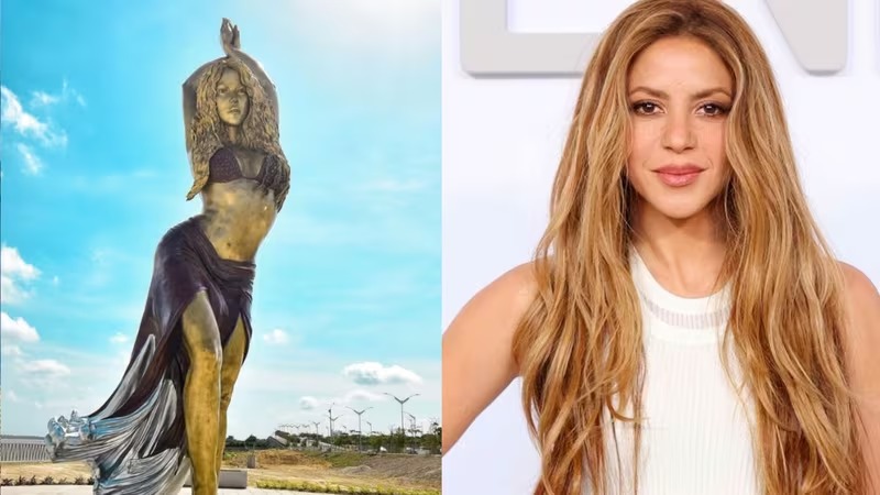 Shakira ajengewa sanamu Colombia