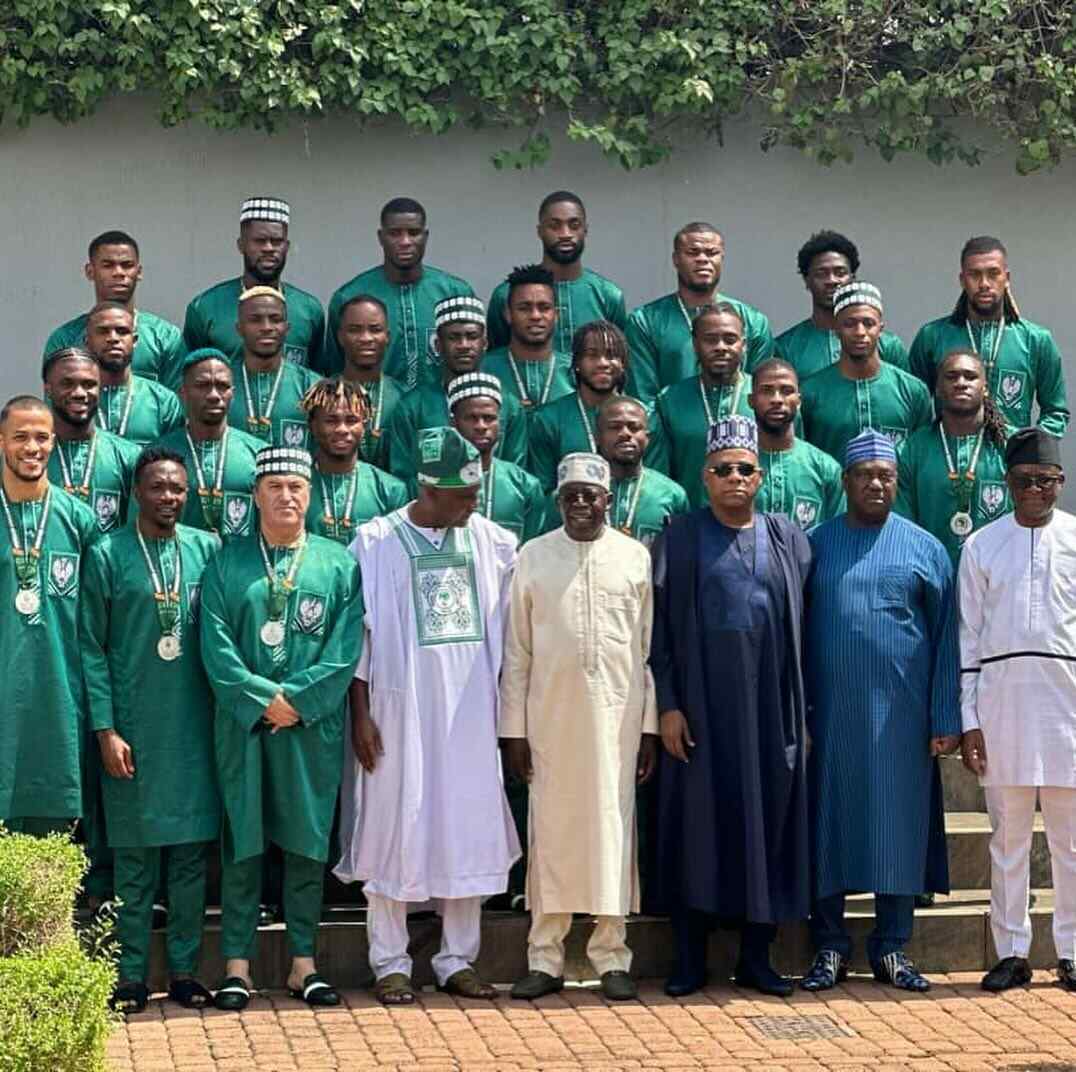 Super Eagles watunukiwa medali za heshima na Rais Tinubu