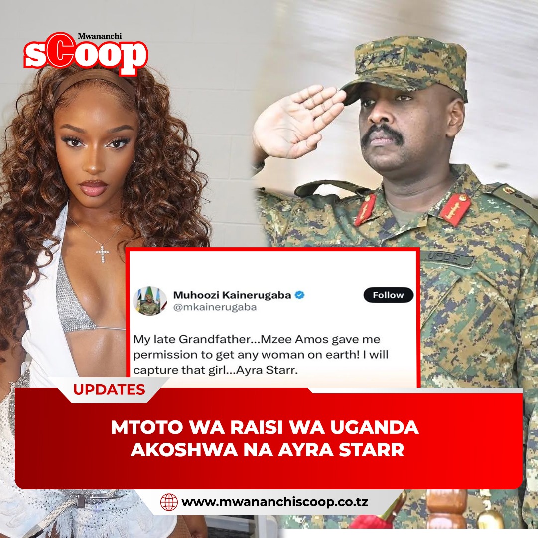 Mtoto wa Rais wa Uganda akoshwa na Ayra Starr