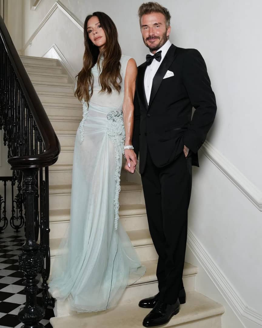Picha lilivyoanza kati ya Beckham na Victoria wa Spice Girls  